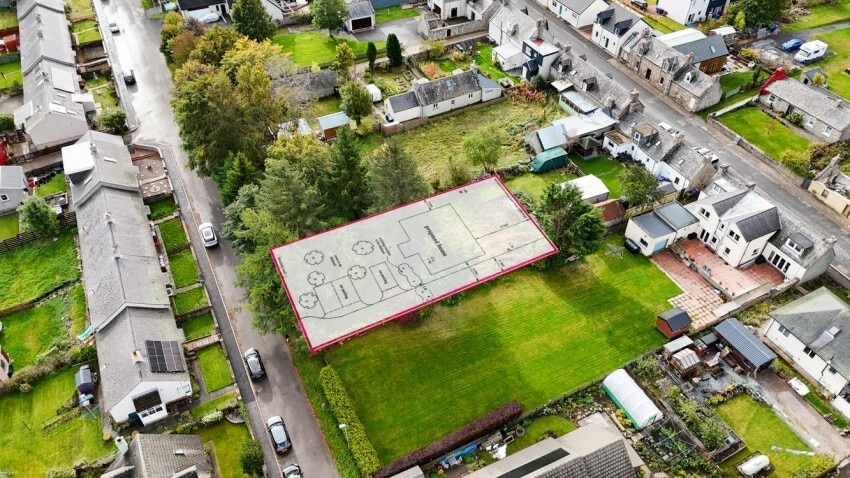 76 Main St, Ballindalloch for sale - Aerial - Image 2 of 3