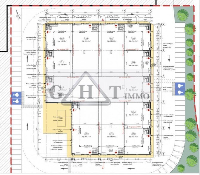 Light Industrial in Saint-Mard to rent - Floor Plan - Image 3 of 4