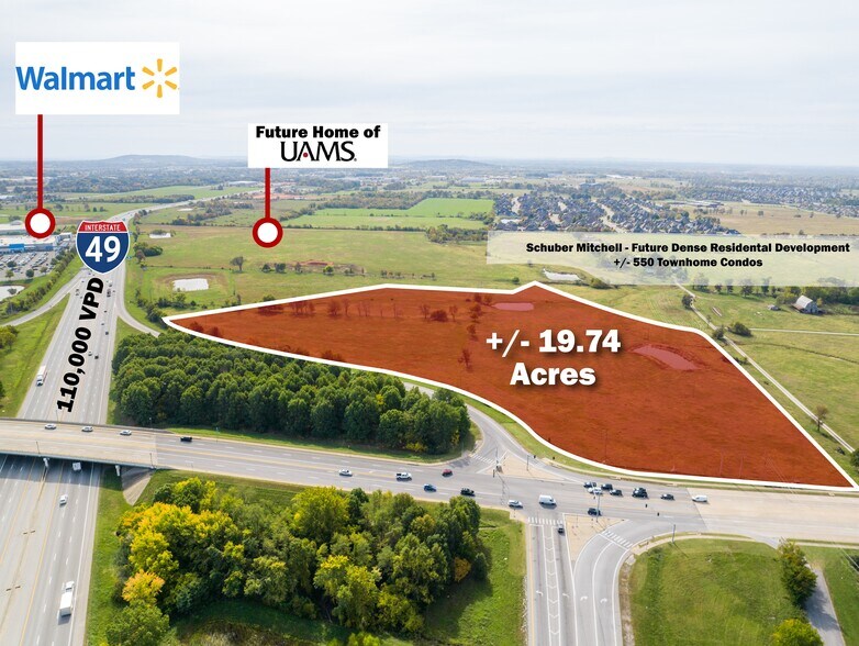 W Pleasant Grove Rd, Rogers, AR for sale - Building Photo - Image 1 of 1