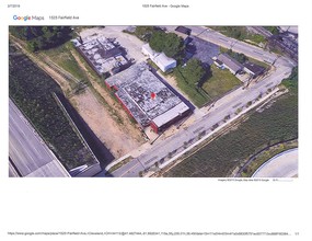 1525 Fairfield Ave, Cleveland, OH - aerial  map view