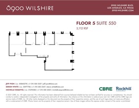 5900 Wilshire Blvd, Los Angeles, CA for rent Floor Plan- Image 1 of 1