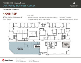 475 Aviation Blvd, Santa Rosa, CA for rent Floor Plan- Image 1 of 1