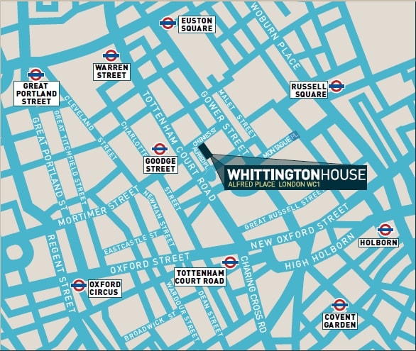 19-30 Alfred Pl, London to rent - Plat Map - Image 2 of 12