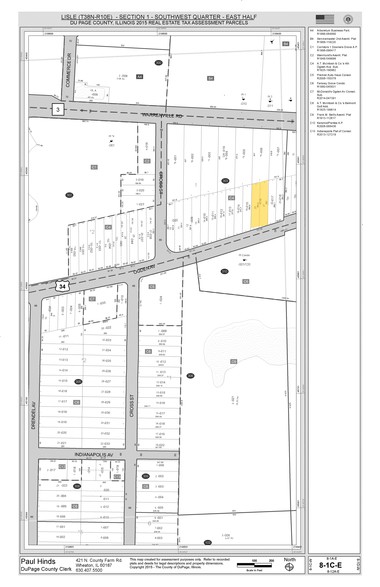 2410 Ogden Ave, Downers Grove, IL for rent - Plat Map - Image 2 of 2