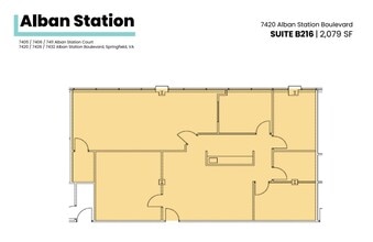 7426-7432 Alban Station Blvd, Springfield, VA to rent Floor Plan- Image 1 of 1