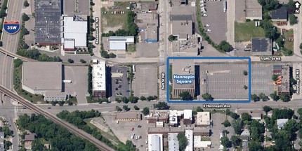 2021 E Hennepin Ave, Minneapolis, MN - aerial  map view