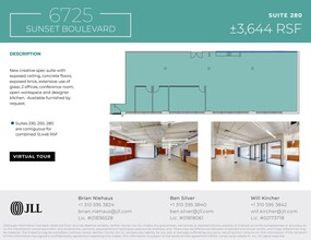 6725 W Sunset Blvd, Los Angeles, CA for rent Site Plan- Image 1 of 7