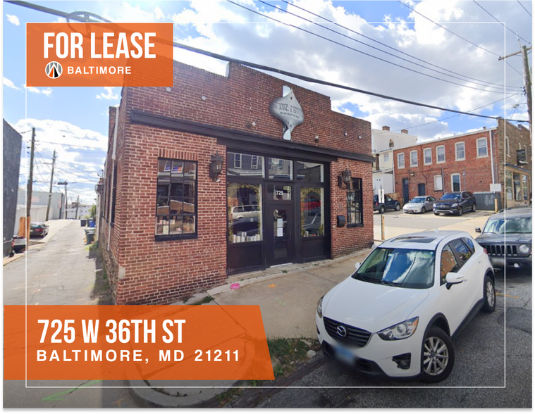 725 W 36th St, Baltimore, MD for sale - Building Photo - Image 1 of 1