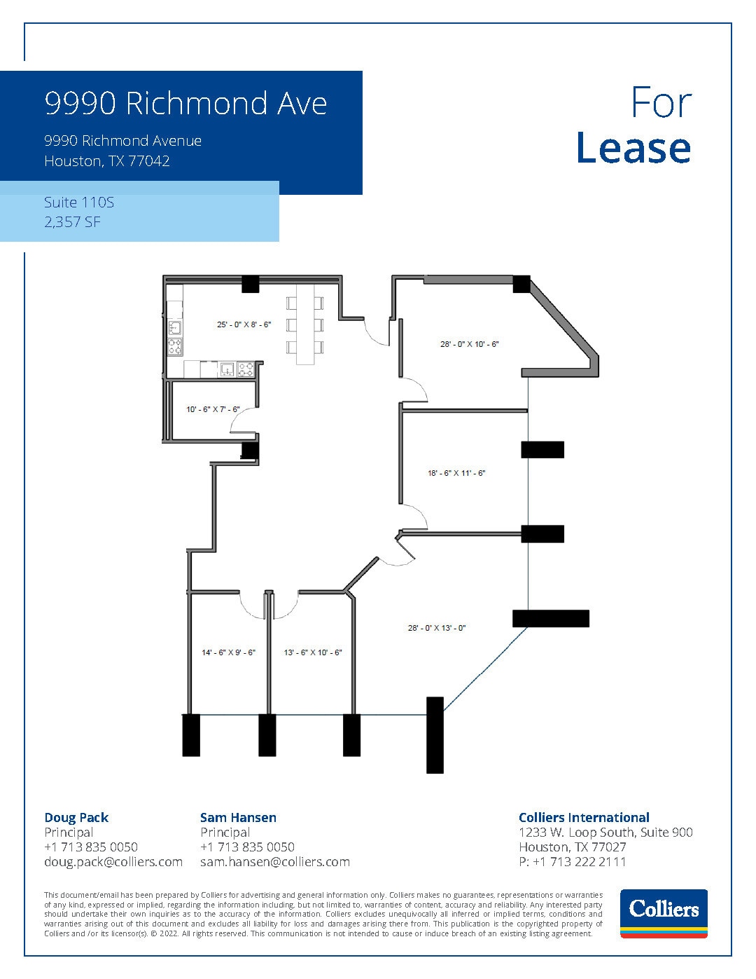 9990 Richmond Ave, Houston, TX to rent Floor Plan- Image 1 of 1