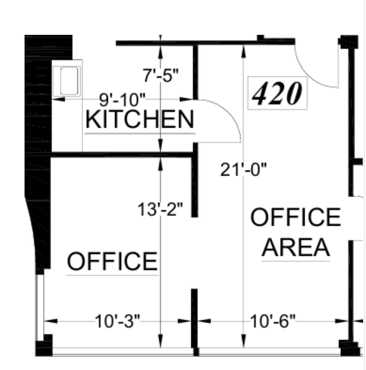 14895 E 14th St, San Leandro, CA to rent Floor Plan- Image 1 of 1