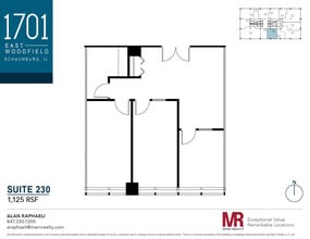 1701 E Woodfield Rd, Schaumburg, IL to rent Floor Plan- Image 1 of 1