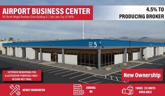 More details for 150-180 N Wright Brothers Dr, Salt Lake City, UT - Light Industrial to Rent