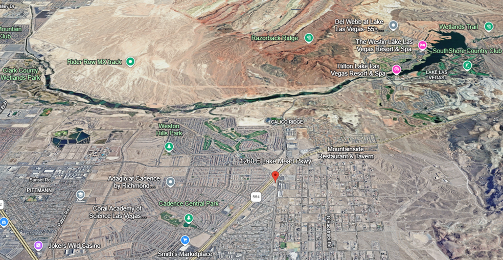 1260 E Lake Mead Pkwy, Henderson, NV for sale - Aerial - Image 3 of 7