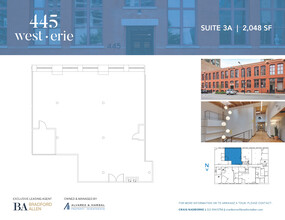 445 W Erie St, Chicago, IL for rent Floor Plan- Image 2 of 2