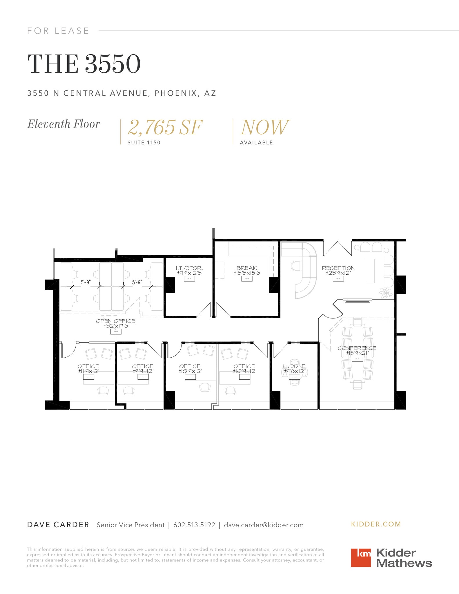 3550 N Central Ave, Phoenix, AZ to rent Floor Plan- Image 1 of 1