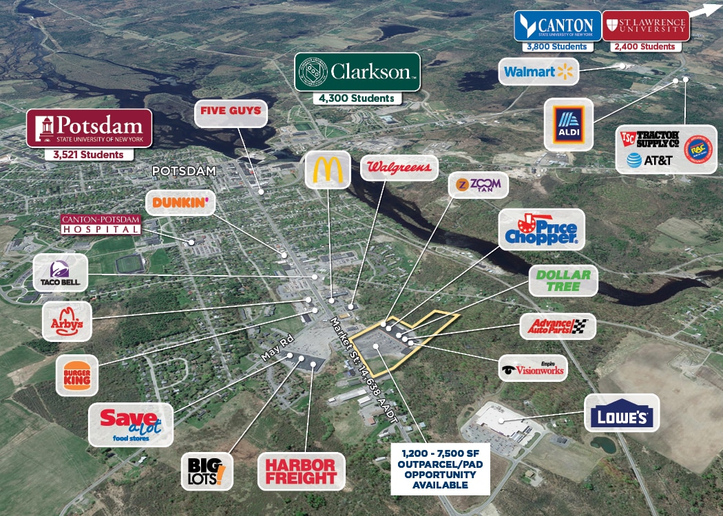 201 Market St, Potsdam, NY to rent Building Photo- Image 1 of 1