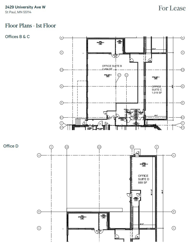 2429 University Ave W, Saint Paul, MN for rent Floor Plan- Image 1 of 2