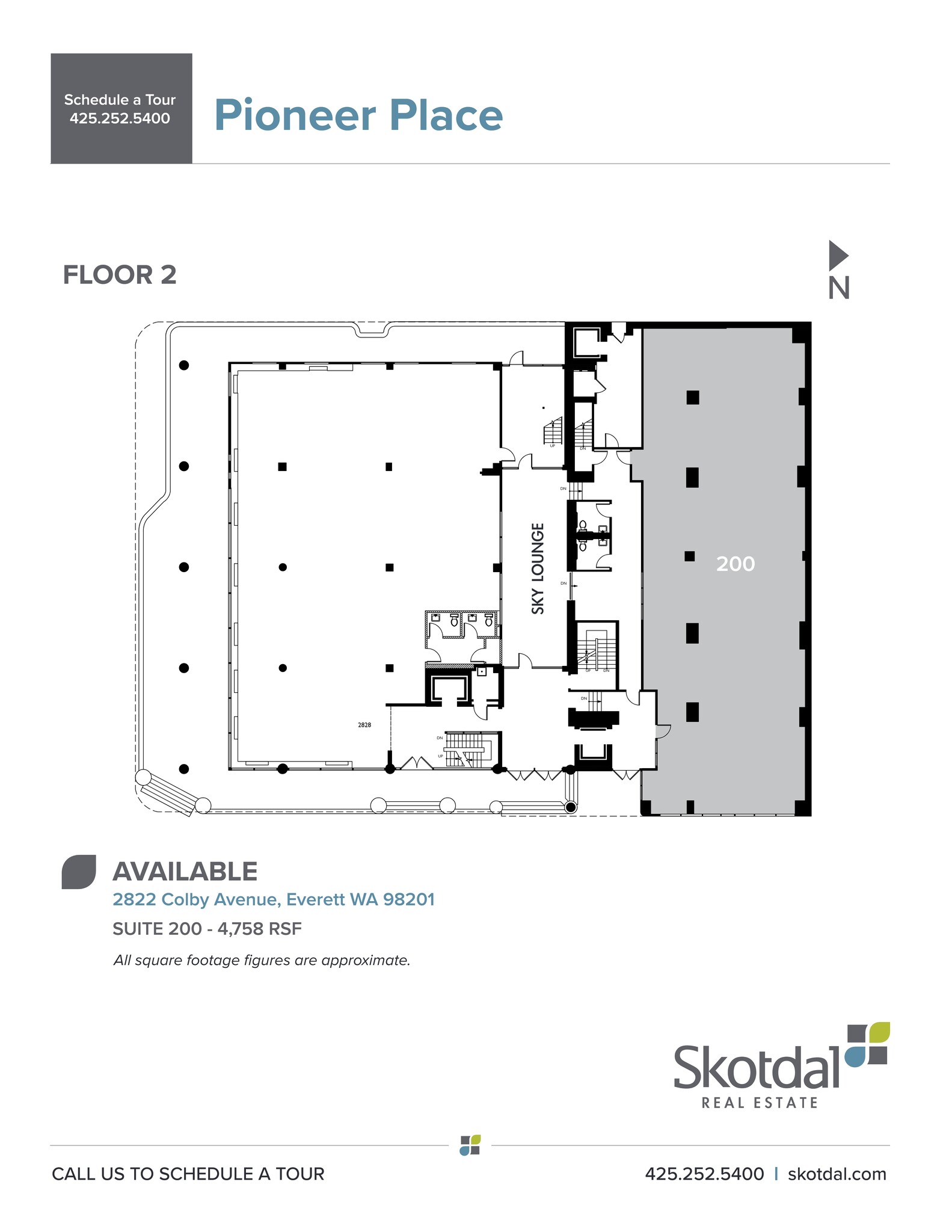 2822 Colby Ave, Everett, WA for rent Site Plan- Image 1 of 1