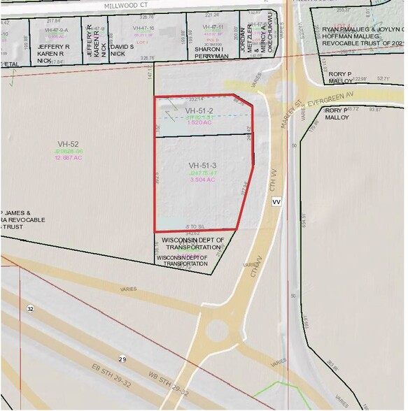 1521 Marley St, Green Bay, WI for sale - Plat Map - Image 2 of 2