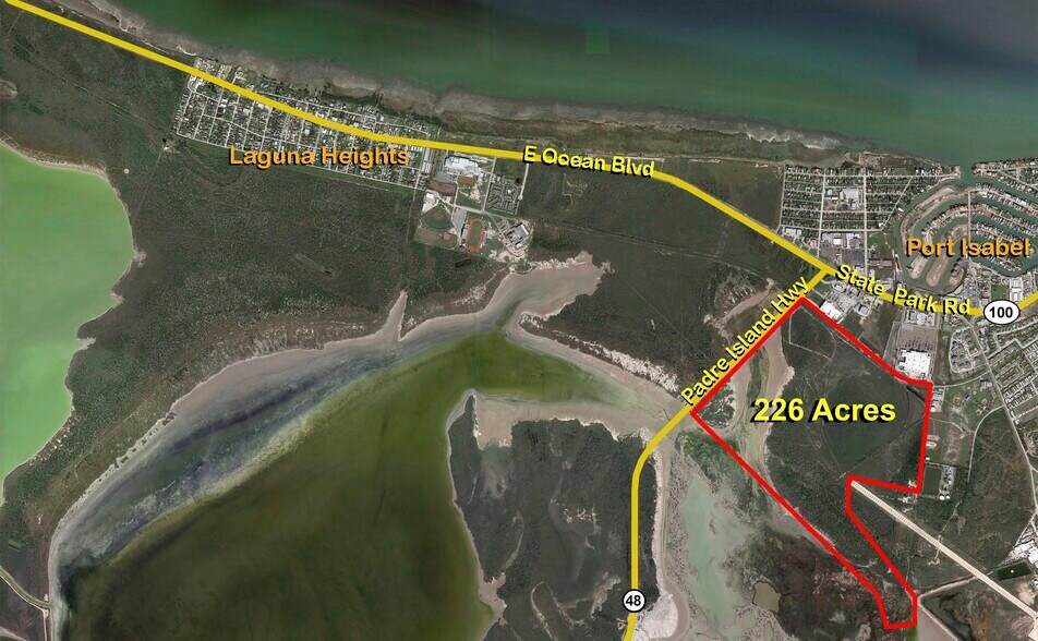 Hwy 48 (226 Ac), Port Isabel, TX for sale - Aerial - Image 1 of 1