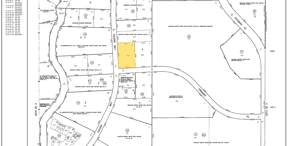 7208 S Tucson Way, Centennial, CO for rent - Plat Map - Image 2 of 5