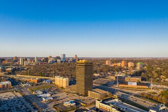 1034 S Brentwood Blvd, Richmond Heights, MO - aerial  map view