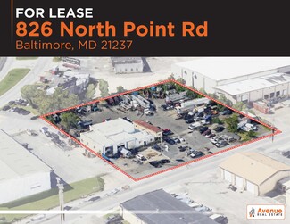 More details for 826 N North Point Rd, Baltimore, MD - Industrial for Rent