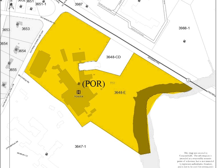 133 Old Road to Nine Acre Cor, Concord, MA for sale - Plat Map - Image 3 of 4