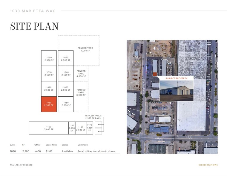 1050-1080 Marietta Way, Sparks, NV for rent - Floor Plan - Image 2 of 7