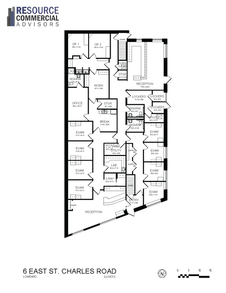 6 E Saint Charles Rd, Lombard, IL for rent - Floor Plan - Image 2 of 19