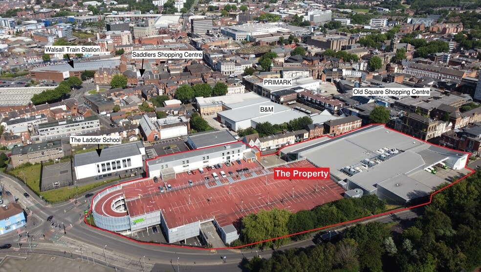 14 George St, Walsall to rent - Aerial - Image 2 of 2