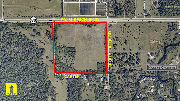 SR 80 & Carter Ln, Fort Myers, FL for sale - Aerial - Image 1 of 5