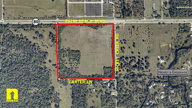 SR 80 & Carter Ln, Fort Myers, FL for sale Aerial- Image 1 of 6