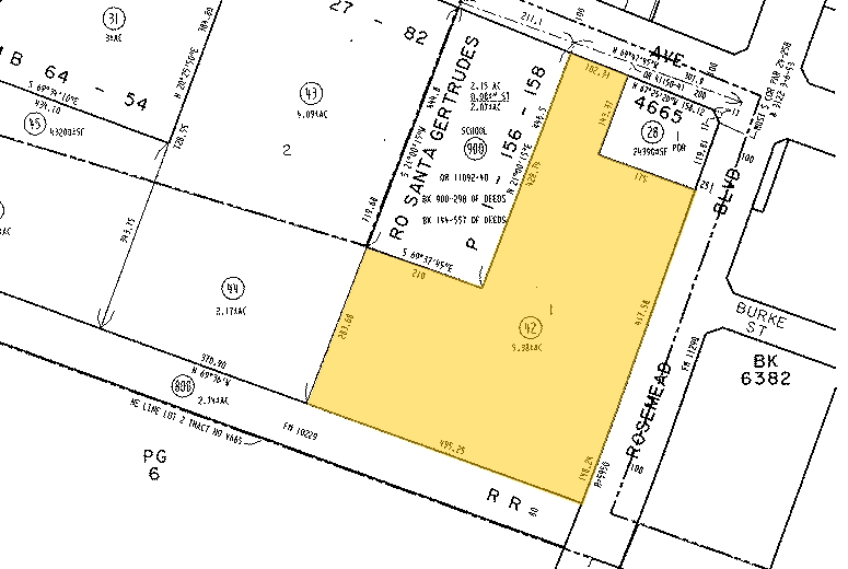 7925 Rosemead Blvd, Pico Rivera, CA for rent - Plat Map - Image 2 of 2