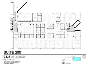 3155 W Big Beaver Rd, Troy, MI for rent Floor Plan- Image 1 of 1