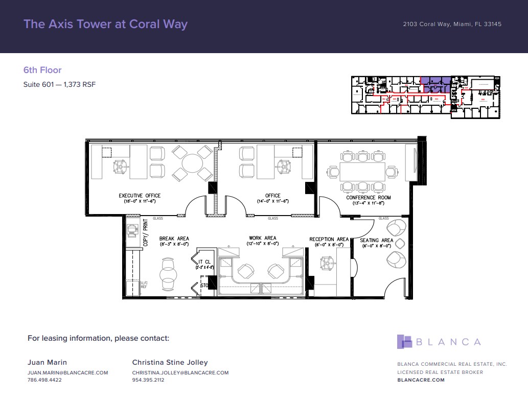 2103 Coral Way, Miami, FL to rent Floor Plan- Image 1 of 1