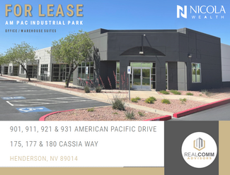 More details for 901 American Pacific Dr, Henderson, NV - Industrial for Rent