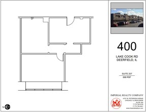 400 Lake Cook Rd, Deerfield, IL for rent Floor Plan- Image 1 of 4