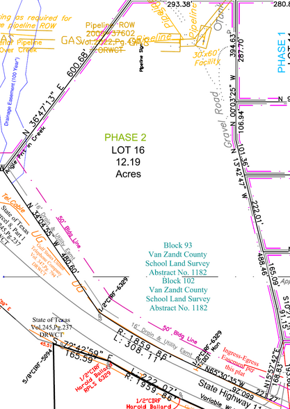 Hwy 114, Boyd, TX for sale - Plat Map - Image 1 of 1