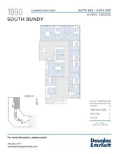 1990 S Bundy Dr, Los Angeles, CA to rent Floor Plan- Image 1 of 11