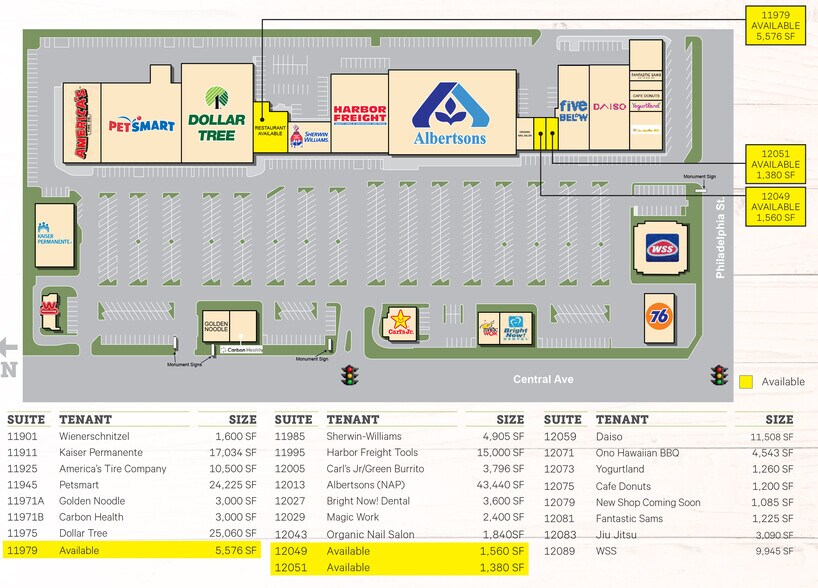 11901-12059 Central Ave, Chino, CA for rent - Site Plan - Image 2 of 12