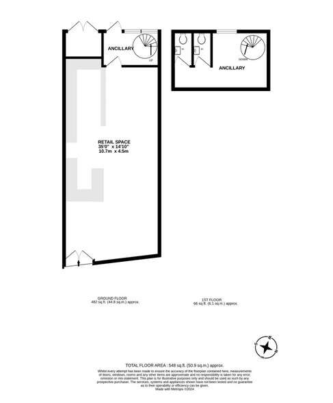 4 Cambridge St, Farnham for rent - Floor Plan - Image 3 of 3