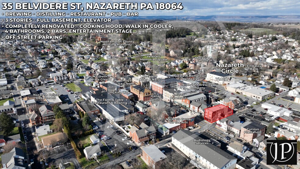 35 Belvidere St, Nazareth, PA for rent - Building Photo - Image 1 of 53