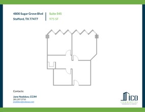 4800 Sugar Grove Blvd, Stafford, TX for rent Site Plan- Image 1 of 1