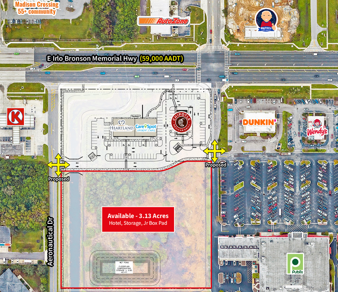 Aeronautical, Kissimmee, FL for rent - Site Plan - Image 1 of 2