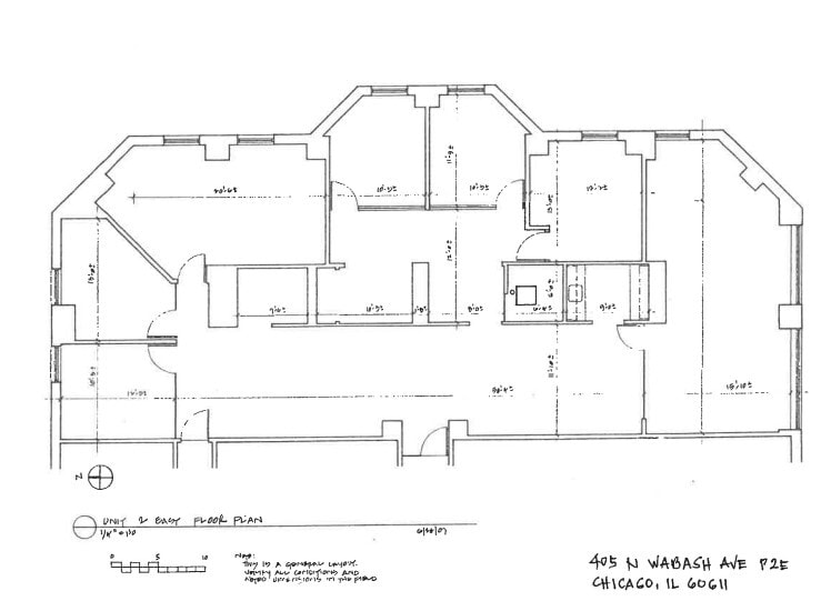 405 N Wabash Ave, Chicago, IL to rent Floor Plan- Image 1 of 6