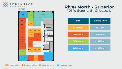 405 W Superior St, Chicago, IL for rent Floor Plan- Image 1 of 5