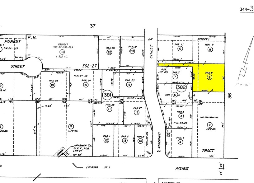 1120 N Armando St, Anaheim, CA for rent - Plat Map - Image 2 of 4