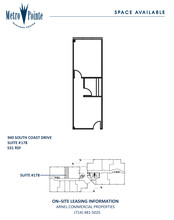 940 S Coast Dr, Costa Mesa, CA for rent Floor Plan- Image 1 of 1