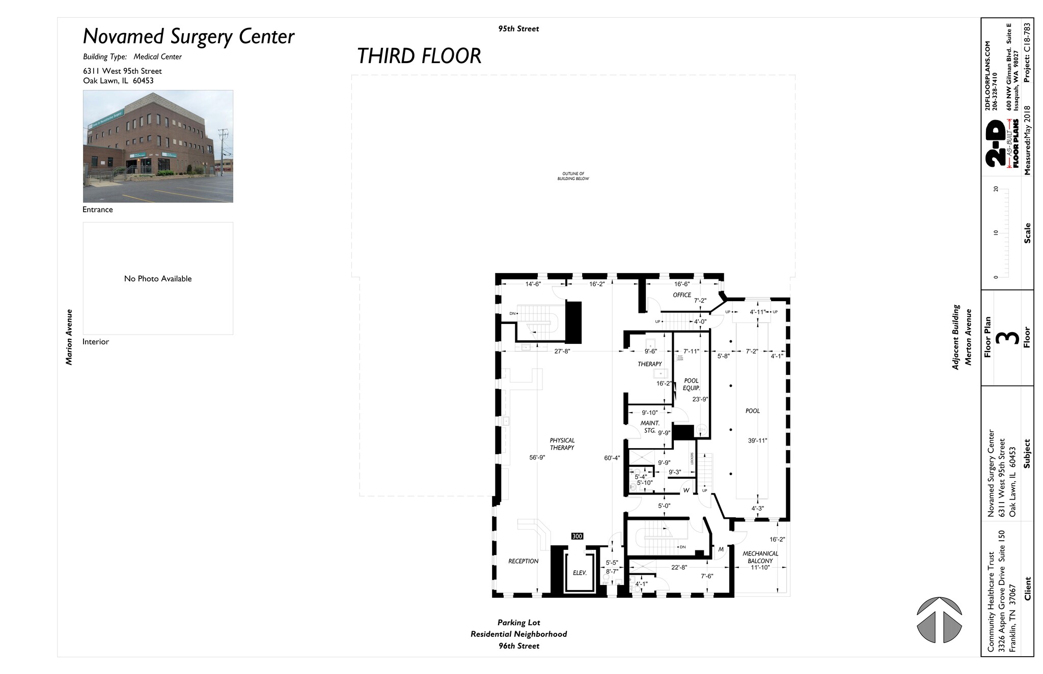 6309-6313 W 95th St, Oak Lawn, IL for rent Site Plan- Image 1 of 9